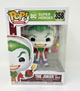 Pop Funko DC Super Heroes Navidad 2020 Holiday Collection #358 Joker como Santa - Imagen 1 de 7