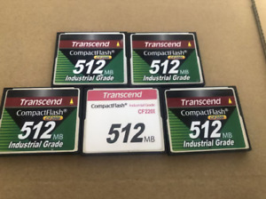 5pcs  Transcend 512MB  Industrial  CF Card