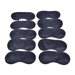 Hot 10x Eye Mask Shade Cover Blindfold Night Sleeping Black 2018 JM FY_OY - Bild 1 von 10