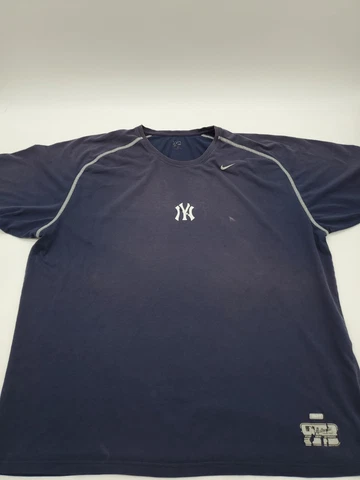 Nike New York Yankees 2XL Blue Baseball Sports Jersey.T147 Cover
