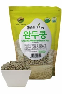 McCabe ORGANIC Whole Green Pea, 2-Pound, USDA & CCOF Organic Certified - Picture 1 of 5