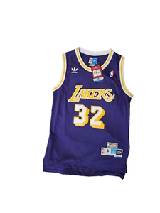 Purple Lakers Adidas Hardwood Classics Magic Johnson Jersey Size Adult S - Picture 1 of 3