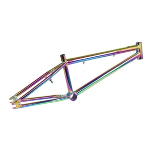 ENIX 20" BMX FRAME MATTE MID-BB OIL SLICK NEON - Picture 1 of 3