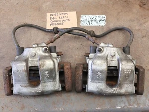 PAIR BMW E46 325ci 328ci Vented FRONT Brake Carriers & Calipers 300mm - Picture 1 of 17