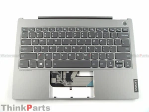 New/Orig Lenovo ThinkBook 13s-IWL Palmrest Keyboard Bezel with US Backlit - Picture 1 of 3