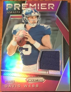 2017 Panini Prizm Prizm Jerseys PINK Davis Webb #31 New York Giants - Picture 1 of 2