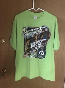 Camiseta Gildan USA BMX Gold Cup 2018 verde para hombre XL - Imagen 1 de 5