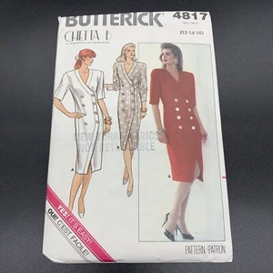 Butterick Vintage Sewing Pattern #4817 Misses Dress in Sizes 12-16 New Uncut - Picture 1 of 3