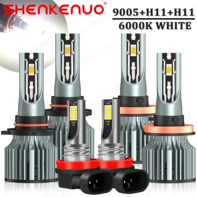 Faros antiniebla LED 6000K blancos para Mitsubishi ASX 2013 2014 2015 -6 PIEZAS Foto 1 de 4