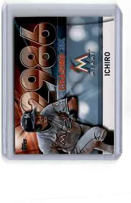 2016 Topps Update Chasing 3K Ichiro Miami Marlins #3000-56 - Image 1 of 2