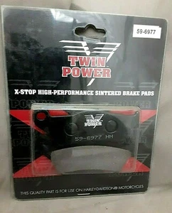 NEW Twin Power 59-6977 X-Stop High Performance Sintered Brake Pads HD-6027S - Picture 1 of 2