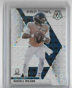 RUSSELL WILSON 2020 MOSAIC WHITE PRIZM #4/25 -STEELERS!! - Picture 1 of 1