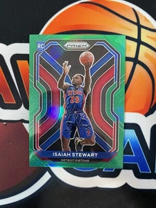 2020-21 Panini Prizm Green Isaiah Stewart RC #254 Detroit Pistons - Picture 1 of 2