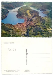 104498 - Lago di Lugano - Luftbild - Ansichtskarte, datiert 9.6.1972 - Imagen 1 de 1