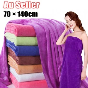 Large Microfiber Gym Towel Bath Beach Camping Swimming Drying Washcloth Shower - Picture 1 of 12