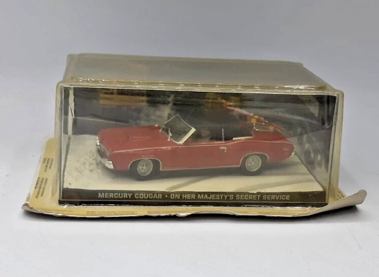 Eaglemoss 007 Movie Car Mercury Cougar 007 on her majesty BOX no allegato Gd44 - Immagine 1 di 1