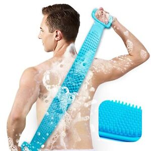 Silicone Back Scrubber For Shower, Exfoliating Bath Brush, Large Size 35.4 inch