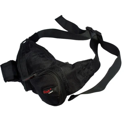 Fox Outdoor Hüfttasche Bauch Gürteltasche Bauchgürteltasche Handytasche schwarz