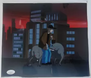 1999 BATMAN BEYOND HAND PAINTED PRODUCTION ANIMATION CEL SIGNED BRUCE TIMM JSA - Picture 1 of 8
