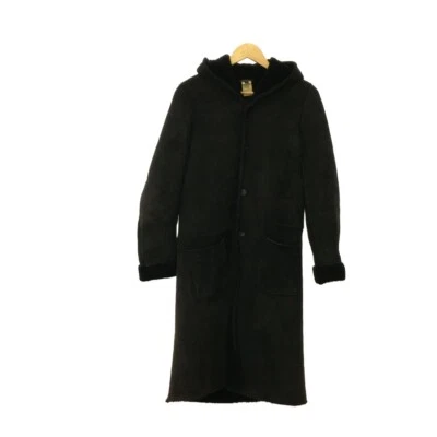 A.P.C. shearling Coat 90's color Black size M Leather fashion outer Mens France - Image 1 of 4