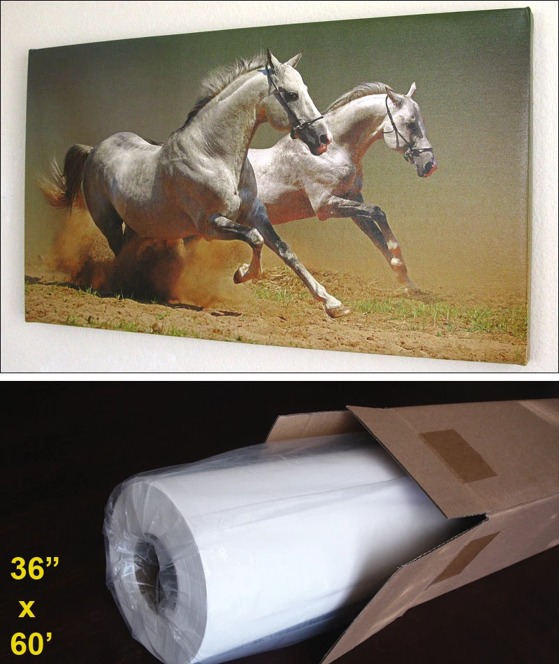 Inkjet Art Genuine Canvas Matte, 36"x60' Roll, Water Resistant, Giclee Printing - Image 1 of 4