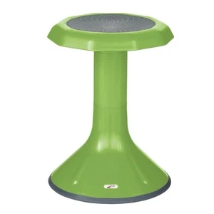 ECR4Kids ACE Active Core Engagement Wobble Stool 15’’ Inch Height - Grassy Green - Picture 1 of 5