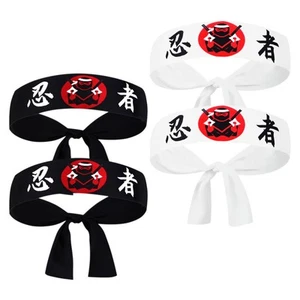 Bandeau de Chef Teppanyaki, coiffure de Chef japonais, bandeau de karaté en - Imagen 1 de 12
