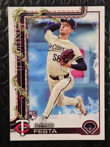 2025 Topps Holiday David Festa (RC) #H78 Twins - Bild 1 von 1
