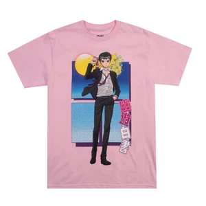 Atsuko Yu Yu Hakusho - Maglietta rosa Yusuke Dapper NUOVA! - Foto 1 di 5