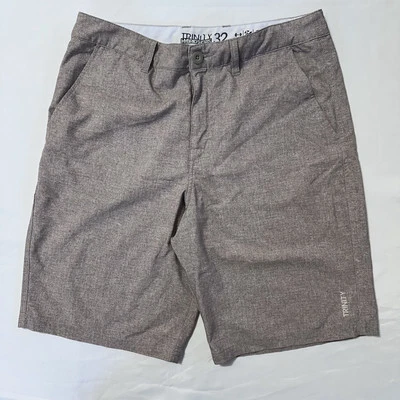 Pantalones Cortos Híbridos Trinity Hombres W32 Bronceado Chino Rendimiento Paleta Entrenamiento Foto 1 de 4