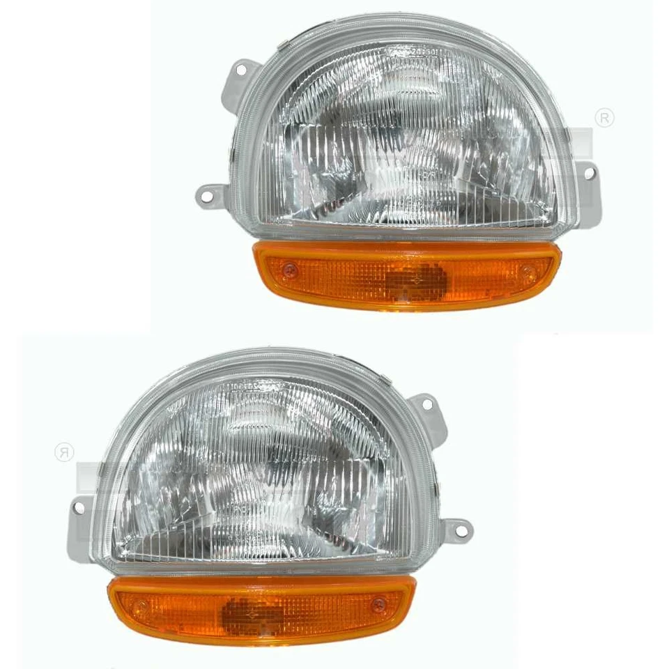 Scheinwerfer Hauptscheinwerfer Set rechts & links H4 für Renault Twingo I C06_ - Bild 1 von 3