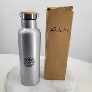 New Aviana Oreo Cookie Branded Double Wall Stainless Steel Wine Bottle 25 oz - Picture 1 of 7