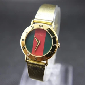 Reloj Gucci 3000.2.L Mujer Línea Jerez Cuarzo 25mm Usado Envío Gratis - Imagen 1 de 16