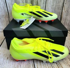 Adidas X Crazyfast League Fußballschuhe, gelb und schwarz, weicher Untergrund, Größe 9 - Bild 1 von 13
