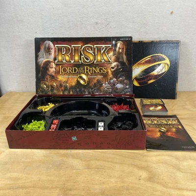 RISK El Señor de los Anillos Edición Trilogía Juego de Mesa Sin Anillo De lo contrario Completo Foto 1 de 4