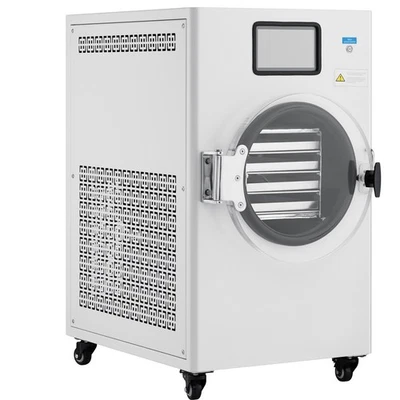 Vacuum Freeze Dryer 4-Layer Fruit Vegetable Freeze Drying Machine w/ Pump White - Image 1 of 4