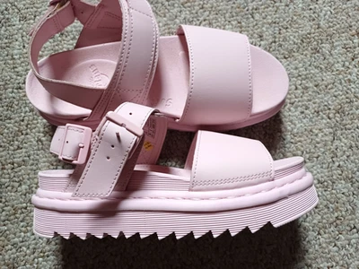 Dr Martens Voss Mono Women's Leather Strap Sandals Size 8 Pink - Image 1 of 4