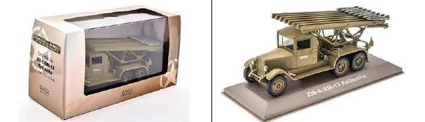 VEICOLO MILITARE CORAZZATO MINIATURA ZIS-6/BM-13 KATYUSHA 1/43 - Immagine 1 di 1