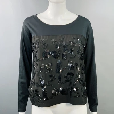Top informal LOUIS VUITTON x STEPHEN SPROUSE talla XS negro mezcla de algodón lentejuelas Foto 1 de 4