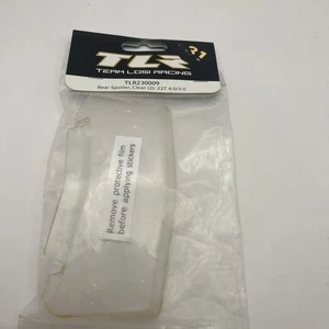 Team Losi Racing 22T 3.0 Rear Lexan Stadium Truck Spoiler (2) (Clear) TLR230009 - Picture 1 of 2