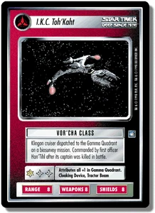 I.K.C. Toh'Kaht - Deep Space 9 - Star Trek CCG 1E - Bild 1 von 6