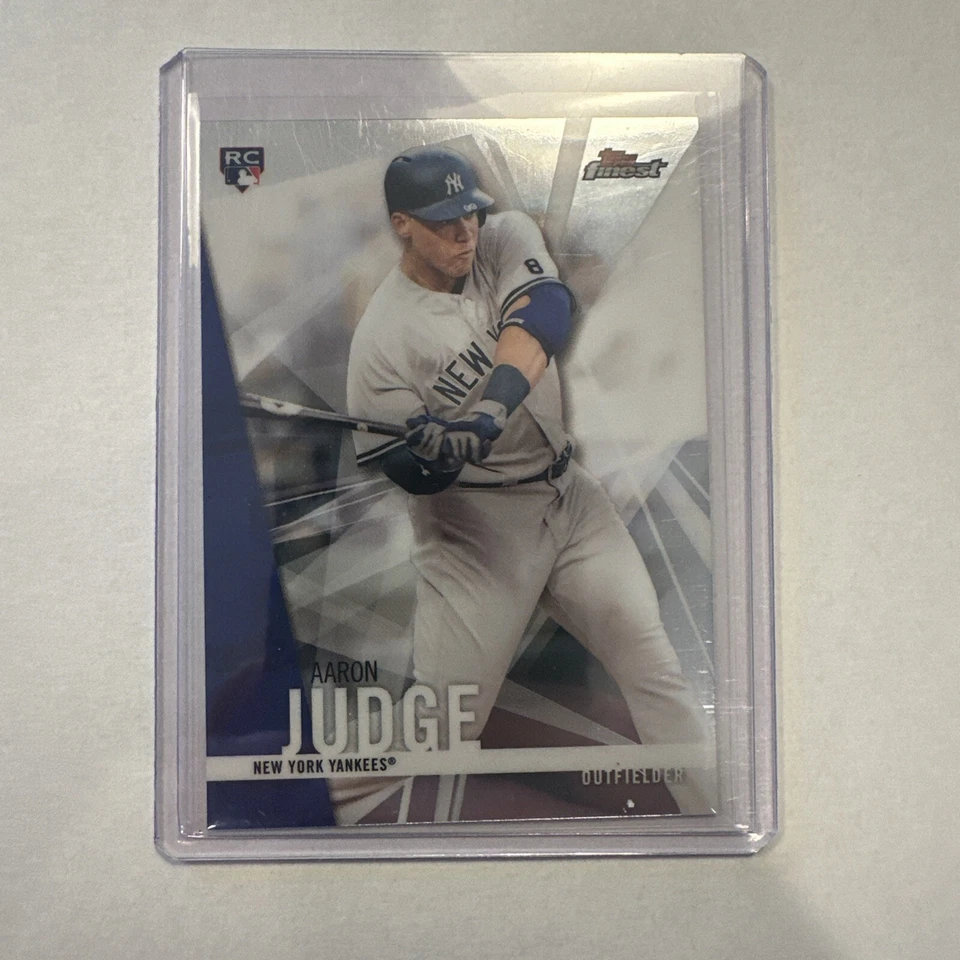 2017 Topps Finest - #2 Aaron Judge (RC) - Image 1 of 2