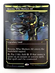 Boseiju, Who Shelters All - Showcase: Neon Dynasty Neon Ink Foil Edition - MTG - Picture 1 of 2