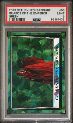 👑 2023 TOPPS STAR WARS ZAFIRO 🟢 ROTJ RETORNO JEDI GUARDIAS DEL EMPERADOR 🎯PSA Foto 1 de 3