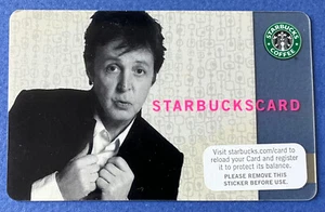 STARBUCKS CARD 2007 PAUL McCARTNEY NEW COLLECTORS CARD - Picture 1 of 1