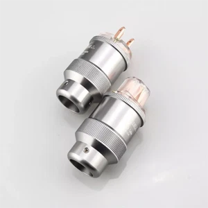 HIFi Copper Plated Audio Power Cable Plug C15、C16 US Supply Mains Wire Connector - Picture 1 of 23