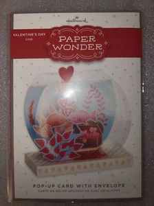 Hallmark (Paper Wonder) 3D Small Pop-Up “Valentine’s Day” Card - Picture 1 of 5