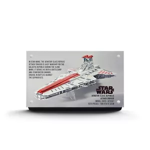 #75367 Venator Class Republic Attack Cruiser - Li'l Wider Display Plaques - Picture 1 of 3