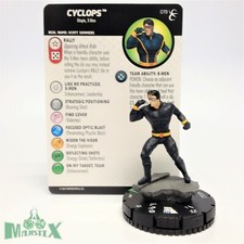 Heroclix X-Men: Rise and Fall set Cyclops #019 Uncommon figure w/card!