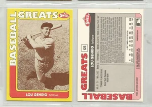 Lou Gehrig New York Yankees Vintage 1990 Swell Baseball card - Picture 1 of 1